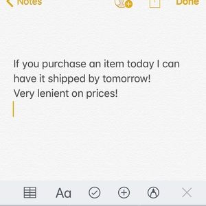 Need everything to sell!